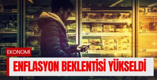 Hanehalkı enflasyon beklentisi 59,3 seviyesine yükseldi