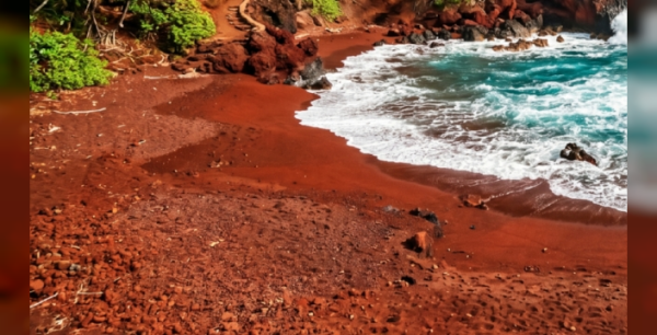 Hawaii'nin kan kırmızısı kumsalı: Adım atmak için cesaret gerek