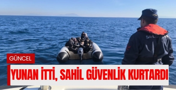 İzmir'de 55 göçmen kurtarıldı, 2 göçmen kaçakçısı yakalandı