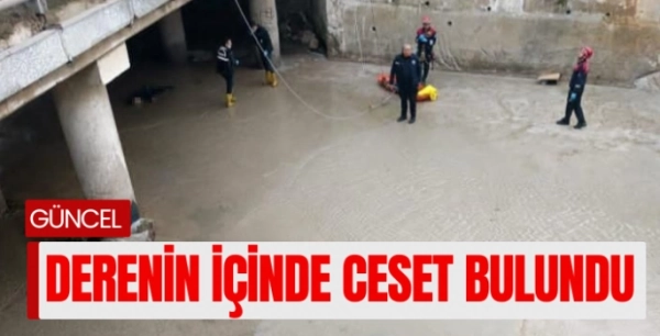 İzmir’de derede erkek cesedi bulundu