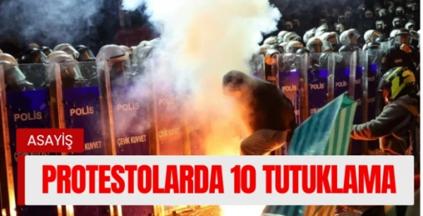 İzmir'de izinsiz İmamoğlu protestolarına 10 tutuklama