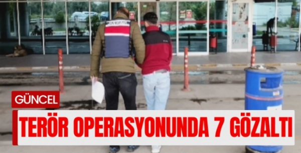 İzmir’de terör örgütü propagandası yapan 7 kişi gözaltına alındı