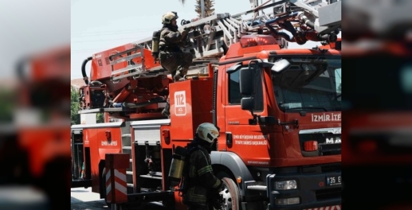 İzmir itfaiyesi temmuzda 4 bin 316 olaya müdahale etti