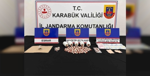 Karabük'te narkotik operasyonu: 3 şüpheli yakalandı