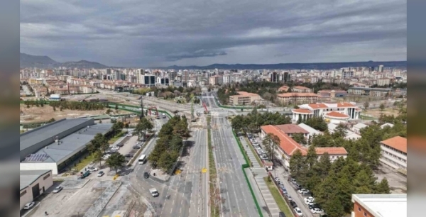 Kayseri'de Kartal Kavşağı Projesi'nde yoğun çalışma dönemi