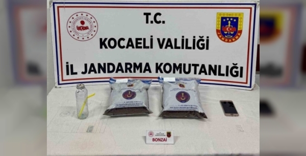 Kocaeli'de uyuşturucu operasyonu: 3 kilo bonzai ve 5 bin hap ele geçirildi