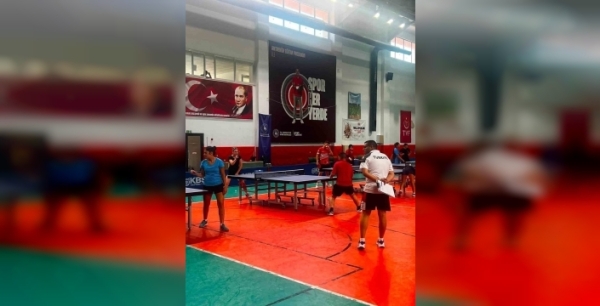 Köyceğiz'de işitme engelliler masa tenisi milli takım seçmeleri başladı