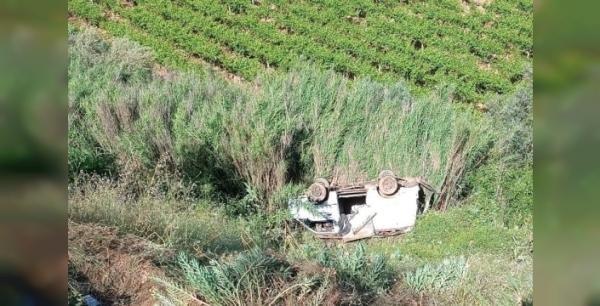 Manisa'da yürek burkan kaza: Uçuruma yuvarlanan araçta bir can yitirildi