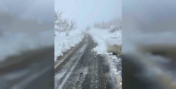 Mayıs ayında İzmir’i beyaza bürüyen kar sürprizi