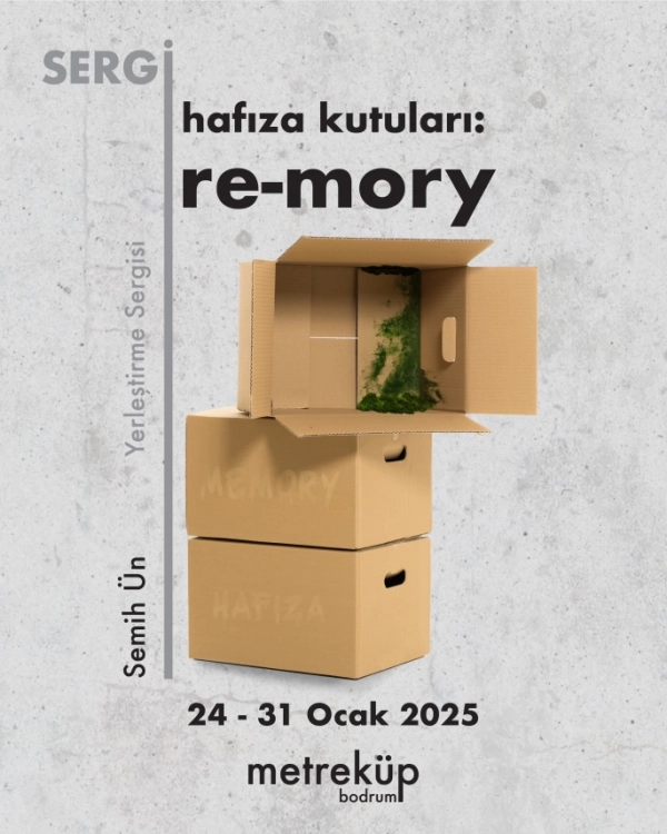 Metreküp Bodrum’da Etkileyici Bir Enstalasyon Sergisi: “Hafıza Kutuları: Re-Mory”