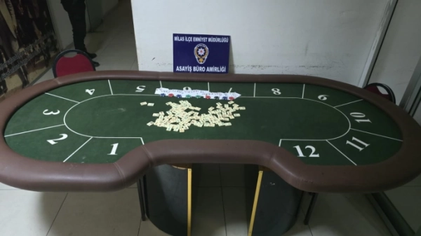 Milas’ta kahvehaneye kumar baskını