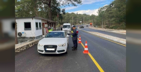 Muğla'da iki ayda 4 bin 128 araç trafikten men edildi