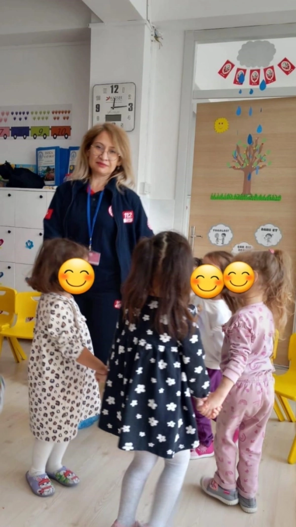 Muğla'da miniklere 112 acil çağrı hattı tanıtıldı