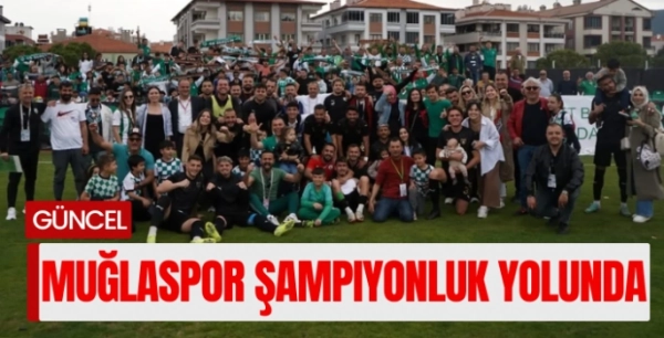 Muğlaspor, şampiyonluk yolunda ilerliyor