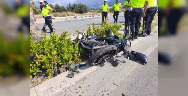 Pamukkale'de feci kaza: Motosiklet sürücüsü hayatını kaybetti