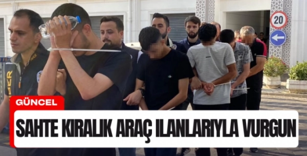 Sahte kiralık araç ilanlarıyla vurgun