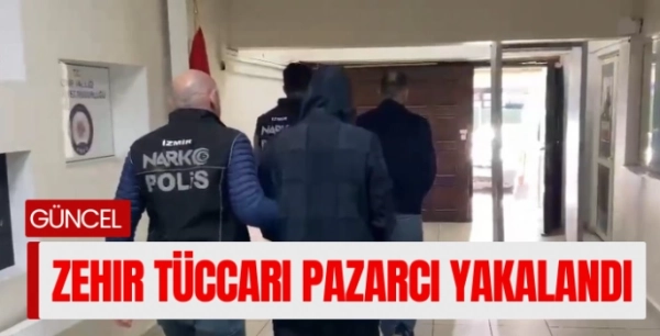 Seyyar pazarcının hediye paketlerinden uyuşturucu çıktı