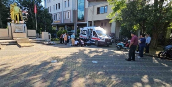 Sıcak havada bayılan B.T., hastaneye kaldırıldı
