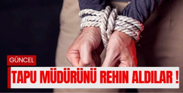 Tapu müdürüne akılalmaz tuzak