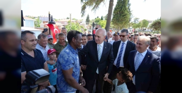 TBMM Başkanı Kurtulmuş, Gelibolu'da Gazi Süleyman Paşa Türbesi'nde tarihi anma etkinliğine katıldı