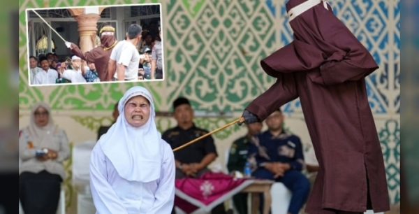TikTok'ta dudak dudağa yakalanan çifte acımasız infaz: 21 kırbaç!