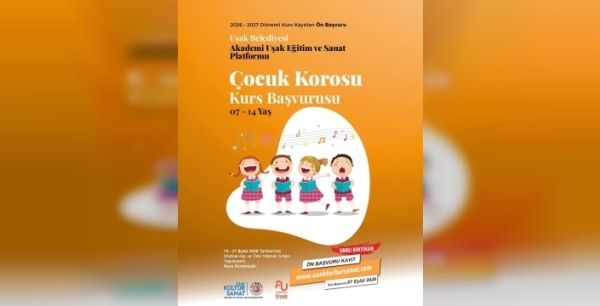 Uşak Belediyesi sanat kursları için ön kayıtları başlattı