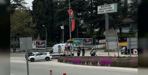 Yayadan kaçarken kendisi hastanelik oldu