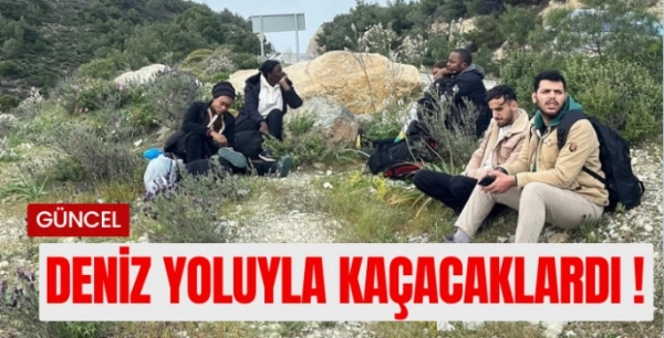 Yurt dışına denizden kaçacaklardı, yakalandılar