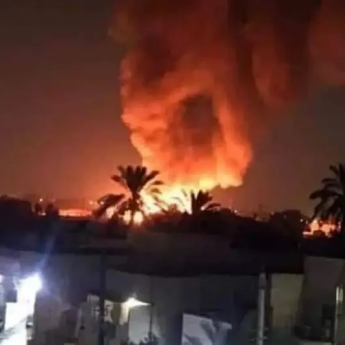 Erbil Havalimanı'nda patlama sesleri yankılandı
