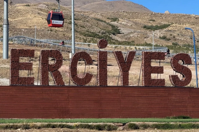 Erciyes Kayak Merkezi'nde dağ kızağı sistemi tamamlandı