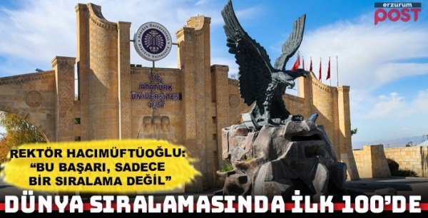 Atatürk Üniversitesi dünya sıralamasında ilk 1000’de…