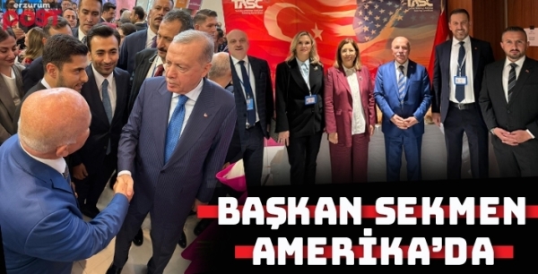 Büyükşehir Belediye Başkanı Sekmen Türk heyeti ile Amerika'da