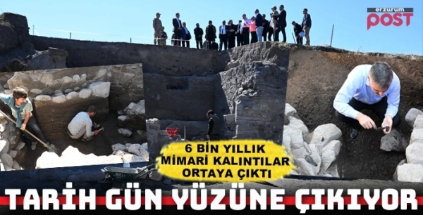 Erzurum Değirmenler kazılarıyla tarih gün yüzüne çıkıyor
