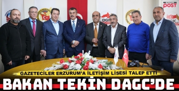 Milli Eğitim Bakanı Tekin DAGC'yi ziyaret etti