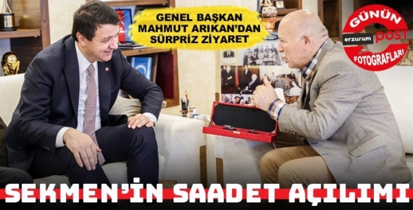 Saadet Partisi lideri Arıkan'dan Erzurum’da sürpriz ziyaret