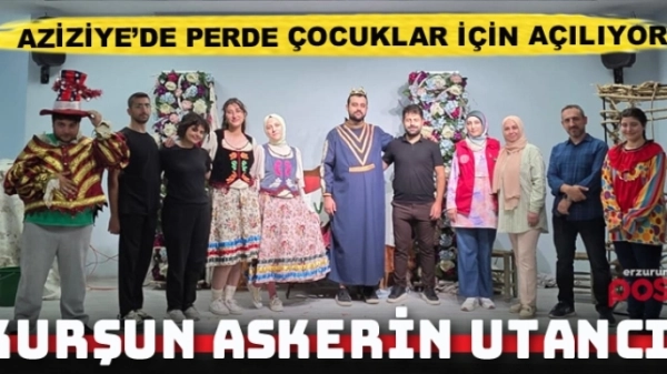 Aziziye’de perde çocuklar için açılıyor...