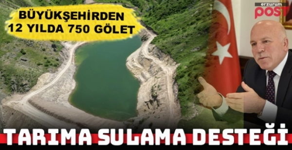 Büyükşehir Belediyesinden tarıma sulama desteği