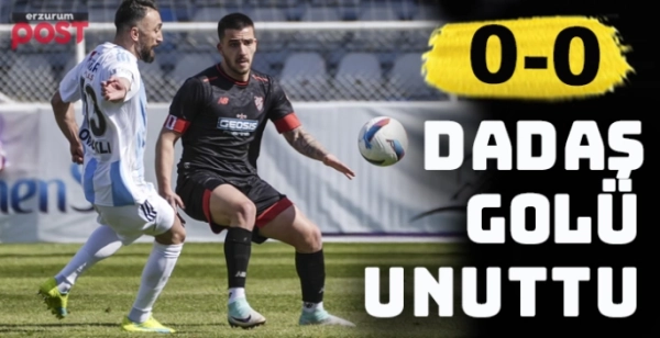 Dadaş golü unuttu: 0-0