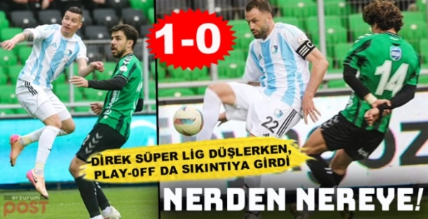 Dadaş'ın hayalleri Sakarya'ya gömüldü: 1-0