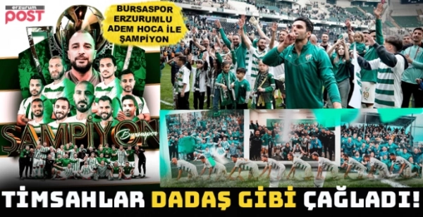 Dadaş Teknik Direktör Adem Çağlayan ile Bursaspor 2. Lig'e yükseldi