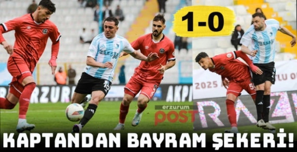 Erzurmspor, Manisa karşısında 3 puanı tek golle aldı: 1-0