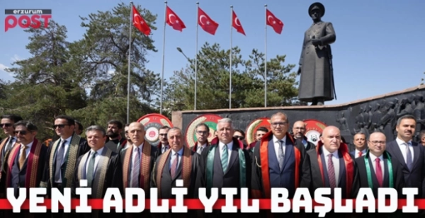 Erzurum'da 2025-2026 Adli Yılı düzenlenen tören başladı