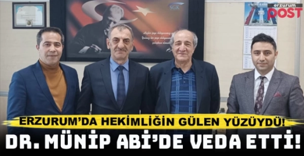 Hekimliğin gülen yüzüydü... Dr. Münip Yılmaz emekli oldu!