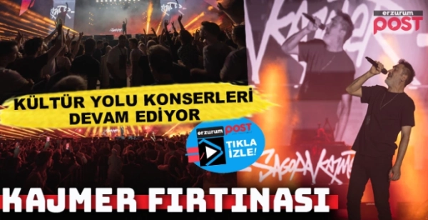 Sagopa Kajmer’den Erzurum’da unutulmaz performans