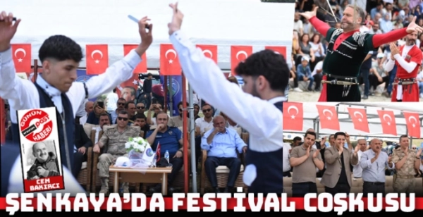 Şenkaya’da festival coskusu