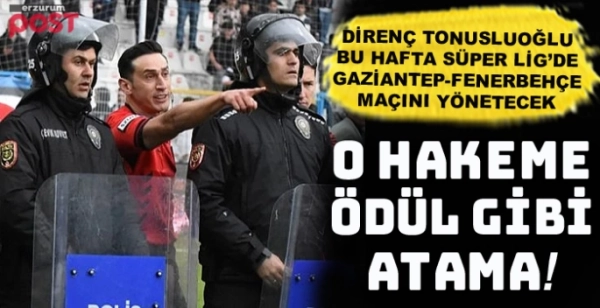 TFF'den Direnç Tonusluoğlu'na Süper Lig görevi