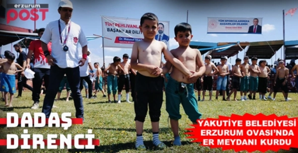 Yakutiye Belediyesi, 'Er Meydanı'nı Erzurum ovasında kurdu