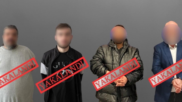 2'si kırmızı bültenle aranan 4 kişi yakalandı