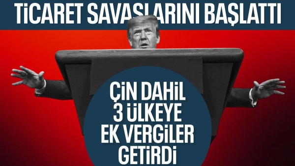 ABD'den 3 ülkeye ek gümrük vergisi