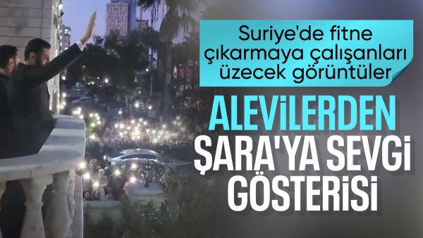 Ahmed Şara'dan Tartus'a ziyaret: Alevilerin yoğun olduğu şehirde coşkulu karşılama